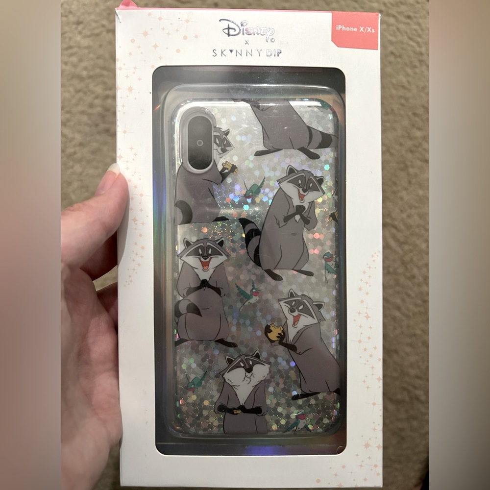 Disney x Skinnydip London iPhone X/Xs Meeko Pocahontas Phone Case New